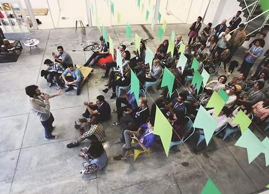 Corporate event massage