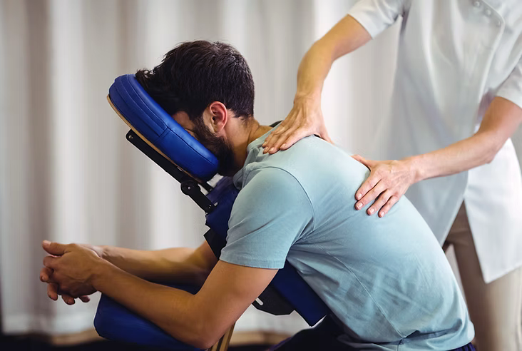 Office chair massage